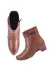 Shoetopia Damen Chunky Heel Kurze Stiefeletten mit rutschfester Sohle, Bequeme Trendige Knöchelboots | Weiche Gepolsterte Sohle | Lässig, Party & Winter