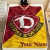1PC Custom Name SG Dynamo Dresden Patterned Flannel Blanket Suitable For All Seasons for Home Decor Warmth and Comfort Gifts Holiday Present -HE200