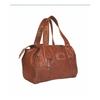 Sac Bowling - LE TEMPS DES CERISES - Marron - PU - Fermeture zippée - Anses fixes