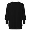 Women's Fashion Casual Round Neck Long Sleeve Cable Knit Sweater Top