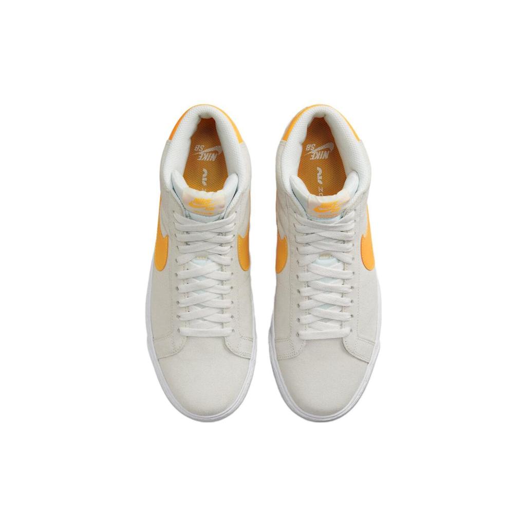Nike Zoom Blazer Mid SB Laser Orange Unisex Sneakers Cream Summit-White White 864349-110