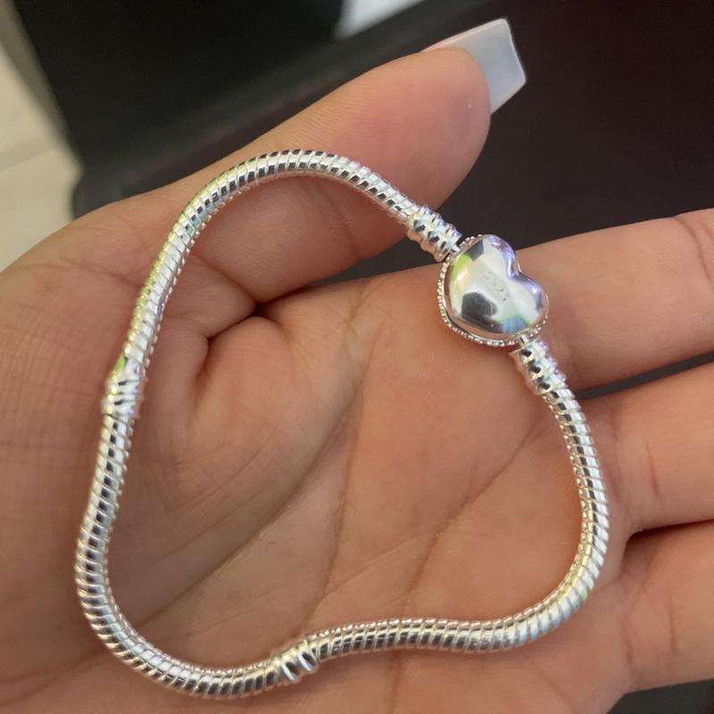 Heißer Verkauf Hohe Qualität Authentische S925 Sterling Silber Schlange Kette Armbänder Marke Charm Pandor armband Für Frauen Schmuck