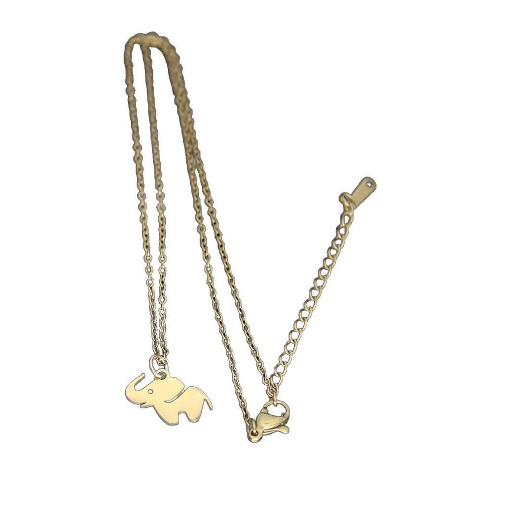 New European & American Little Elephant Pendant Necklace - Simple, Cute Animal Clavicle Chain Jewelry