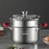 20cm 2-Layer 304 Stainless Steel Multi-Purpose Pot