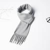 2024 Women's & Men's Beige Plaid Scarf - Versatile Japanese Style Winter Shawl