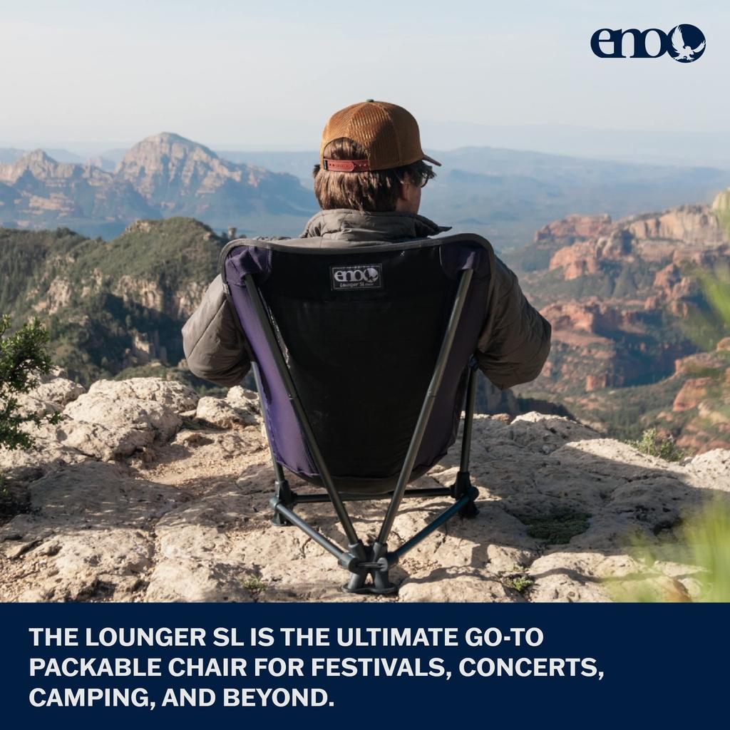 ENO Eagles Nest Outdoor Equipment Recliner Chair SL One Size Blue SL065 -