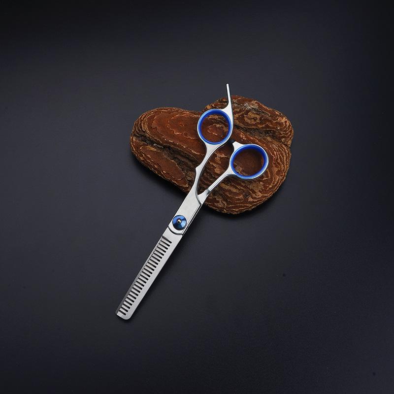 All-Steel Pet Grooming Scissors Set: Flat-Tooth & Curved for Dog Hair Trimming