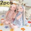 1/10Pcs35Cm Plush Rabbit Doll Cute Cartoon Plushies Throw Pillow Bunny Rabbit Stuffed Animal Toy