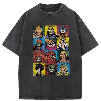 He-Man And Friends T-Shirts Men O Neck Cotton Printed T Shirt Masters of the Universe Short Sleeve T-shirt Clothes