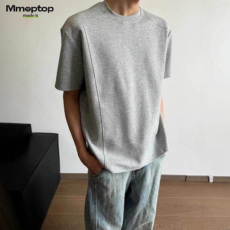 MMOPTOP Men s Retro Loose Fit Short Sleeve T-Shirt XL