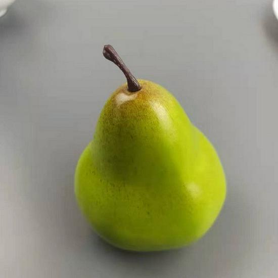 Simulated Fruit & Vegetable Props: Snow Pear, Banana, Grape, Orange for Cabinet Decor