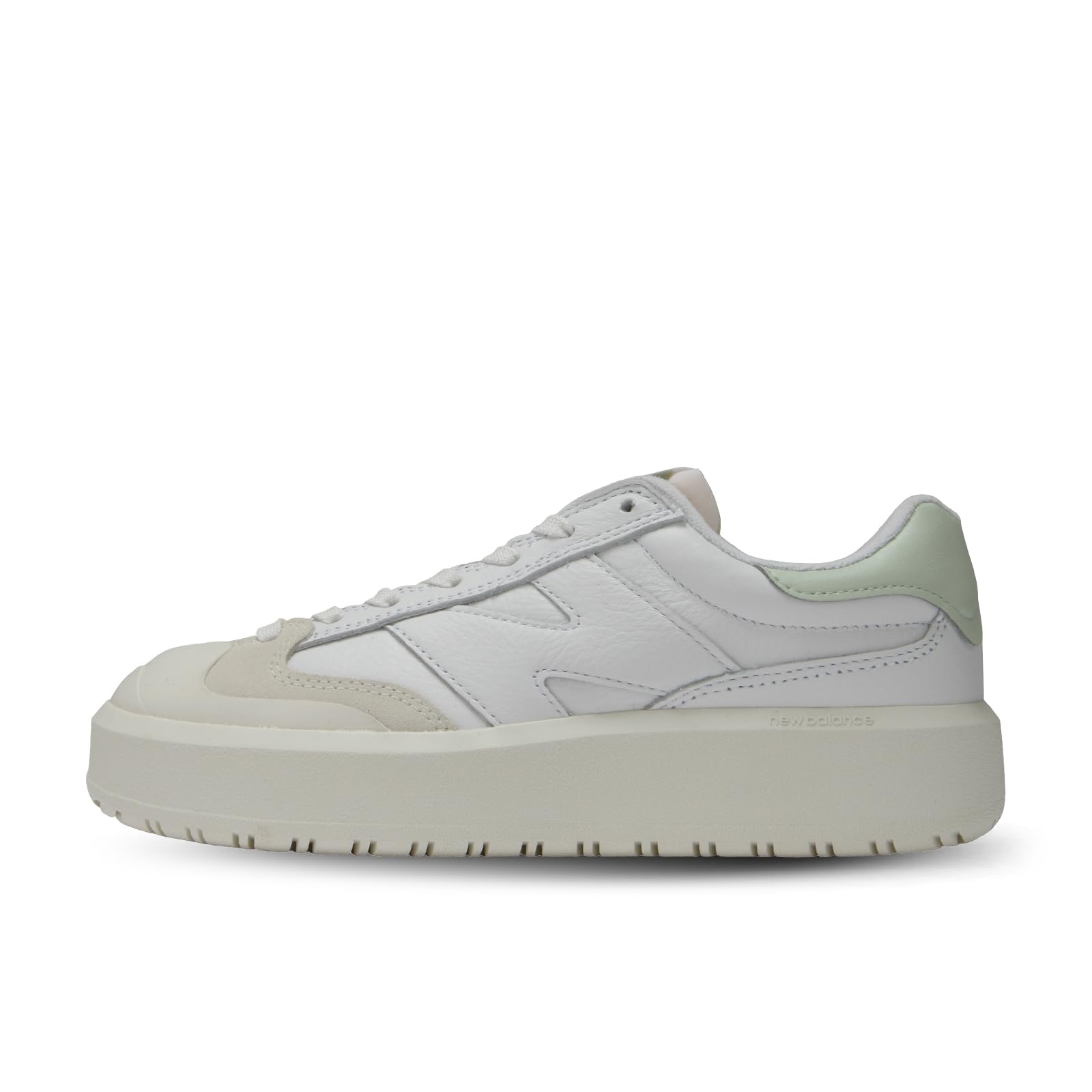 

New Balance CT302 Platform SG Size D Sneakers, (White/Green), 23.5 cm,