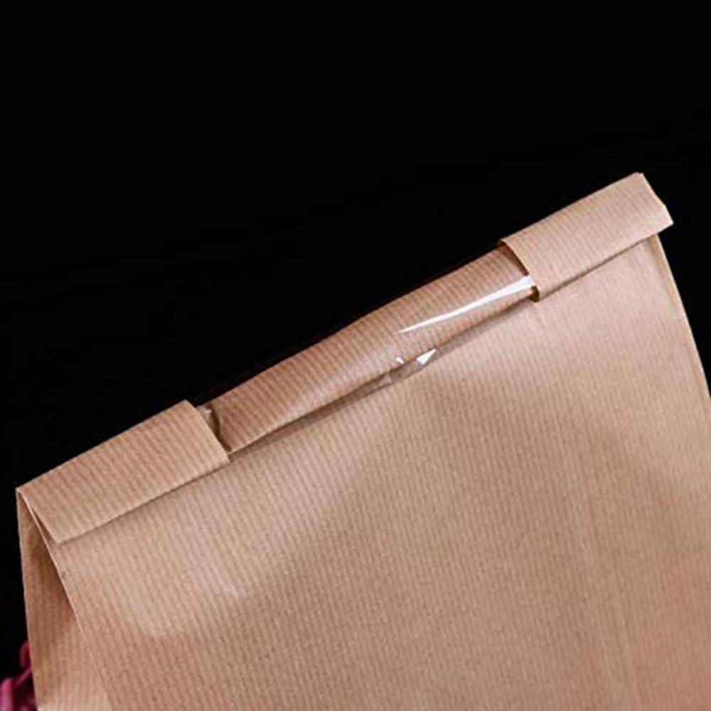 Front Window Loaf Baking Storage Cake Takeaway Kraft Paper Bag Bread Bag Food Packaging Bag Toast