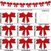 5Sets Colorful Bowknot Bunting Ornament Ceiling Hanging Decoration for Mother's Day Valentine's Day Holiday Decoration