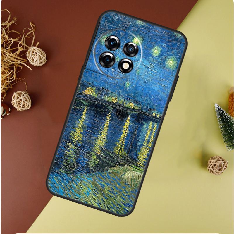 Van Gogh Starry Sky For OnePlus Nord CE 4 3 2 Lite N20 N30 9 10 Pro 8T 9RT 10T 10R 13R 12R 11 12 13 Phone Case