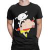 Crayon Shin-chan T-Shirt Herren 100% Baumwolle Freizeit T-Shirt Rundhals T-Shirts Kurzarm Tops Übergröße