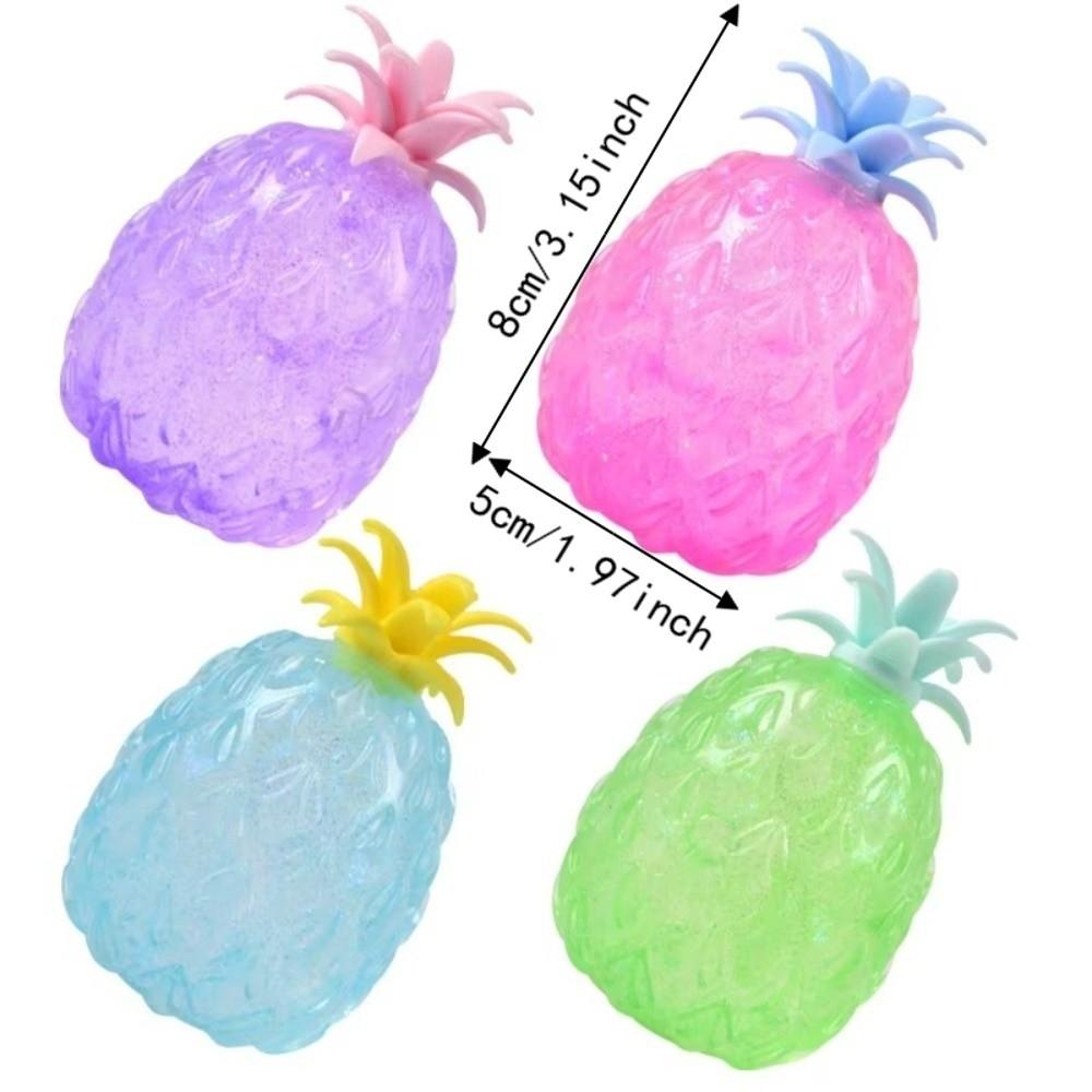 Soft Pineapple Squeeze Toy Slow Rising Pineapple Fidget Toy Pineapple Squishy Toy Water Feeling