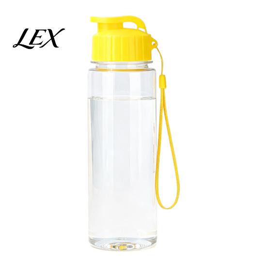 Matte Texture Water Bottle Sports Bottle, with Flip Lid And Lanyard, Portable Leak-proof PET Cup, Lightweight Fitness Jug, for Gym School Office