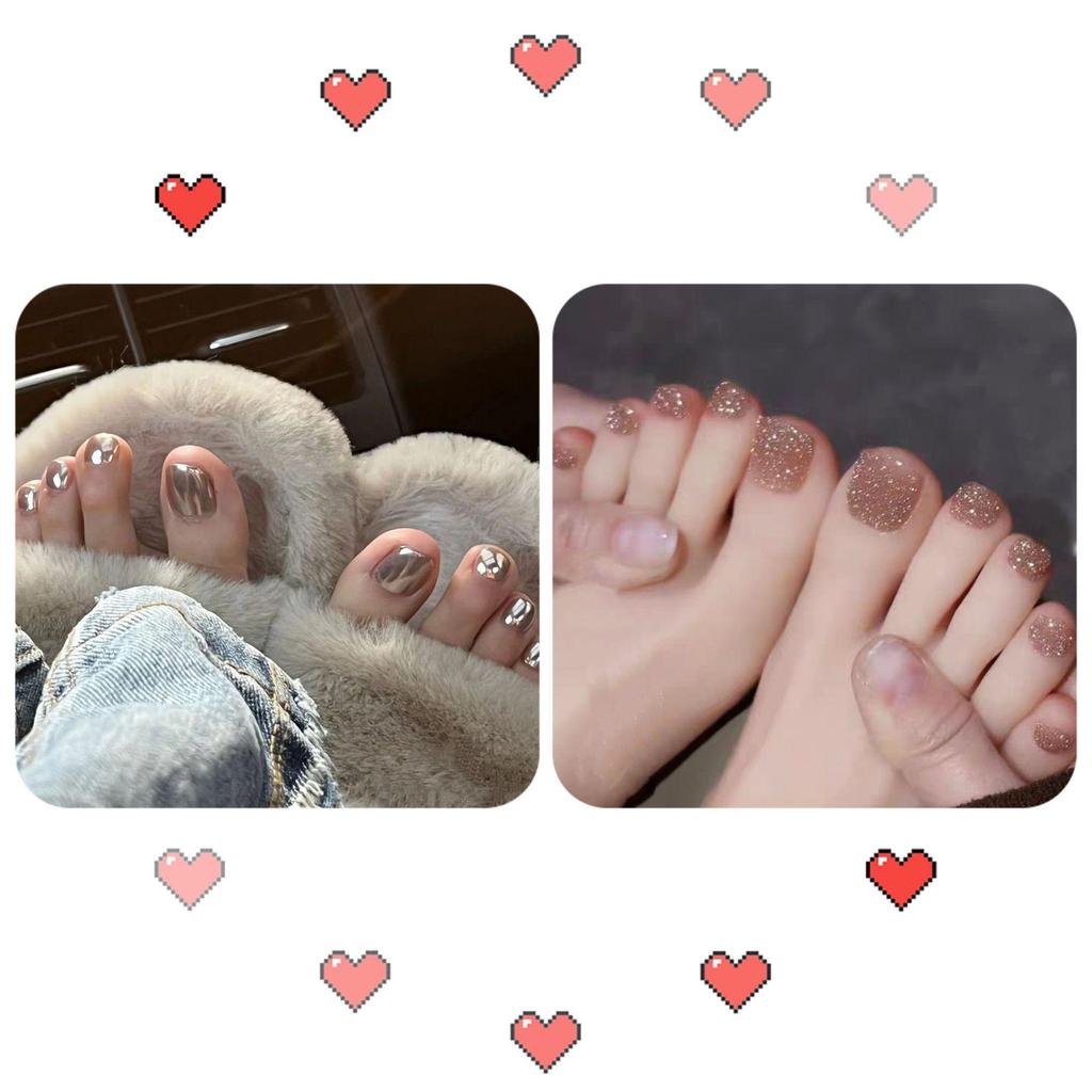 Mirror Finish Metallic Titanium Gold Quick-Dry Peelable Toenail Polish - Long-Lasting Aurora Effect