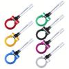 Car Auto Rear Front Trailer Car Racing Tow Hook Trailer Towing Bar For Mitsubishi Lancer EVO X 10 2008-2016 Vehicle Towing Hook