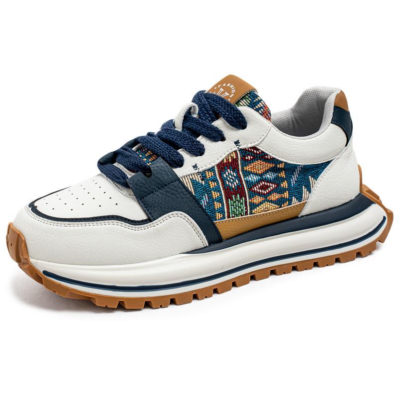 New Spring and Autumn Thick-soled Heightening Casual Youth Running Sneakers Korean Version Personalized Ins Daddy Trendy Shoes