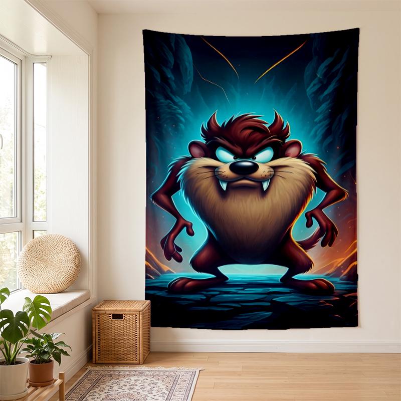 taz (5) Wall Tapestry Stylish Wall Hanging for Bedroom Living Room Dorm Nice Present for Family and Friends