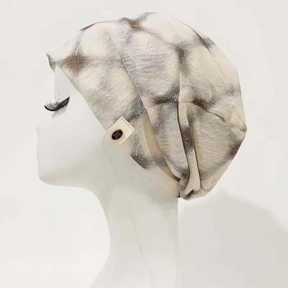 Vintage Paisley Beanie Versatile Style Retro Print Breathable Slouchy Hat Thin Fabric Breathable Face Framing Bonnet All Season