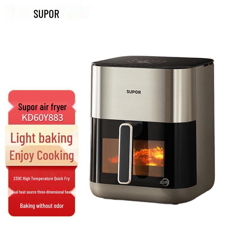 Supor 6L Multi-functional Far Infrared Steam Air Fryer CN plug (adapter included)