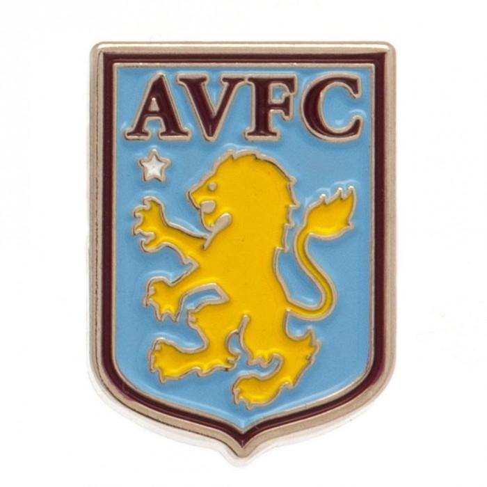 Aston Villa Fc Silver Aston Villa F.c. Crest Pin One Size