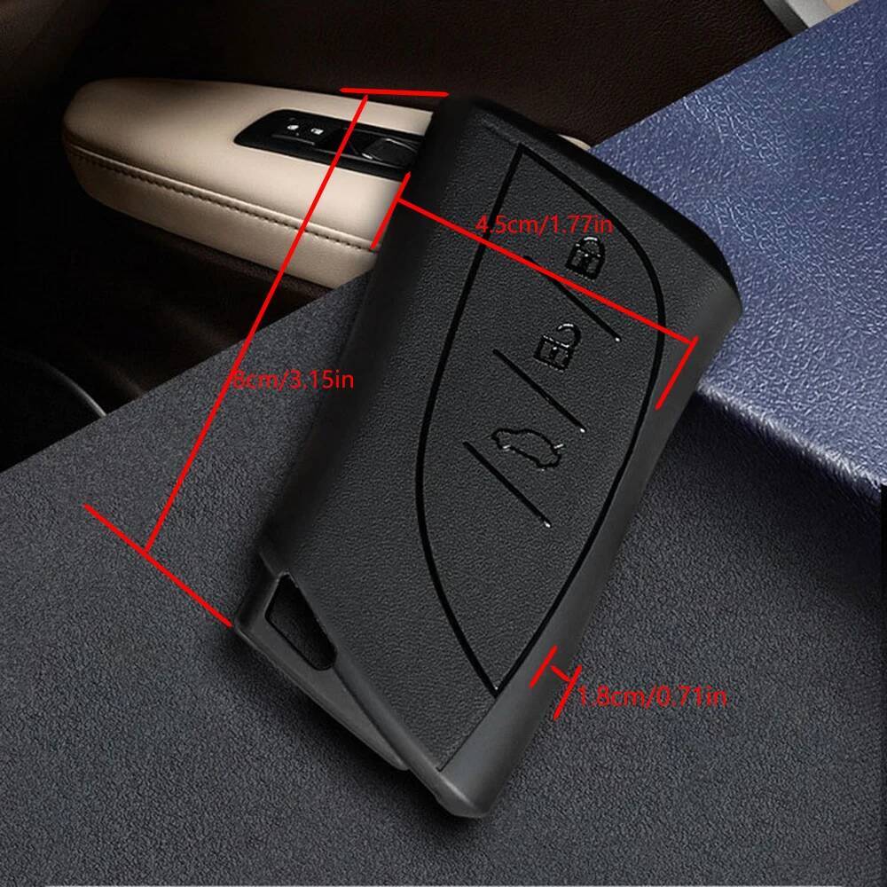 Soft Tpu Protective Fit For Lexus Is Es Gs Gx Ls500H Nx Rx Lx Lc Rc 200 250 570 Auto Smart Key Fob Cover Case Premium Grade Auto Interior Accessory