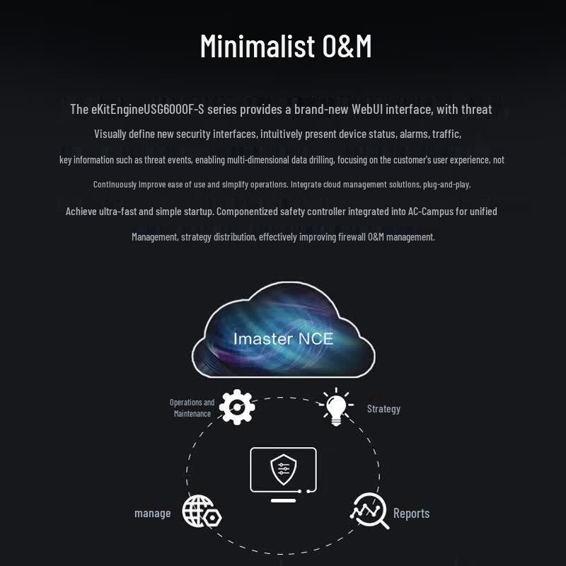 Huawei KunLing USG6000F-S Enterprise Gigabit VPN Firewall