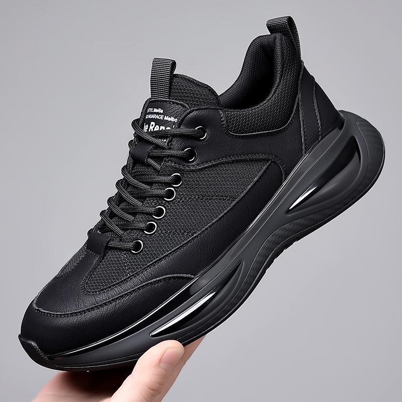 

Высококачественная двухслойная воловья кожа + сетка попкорн мужская спортивная обувь летняя дышащая повседневная обувь новые кожаные мужские туфли 38