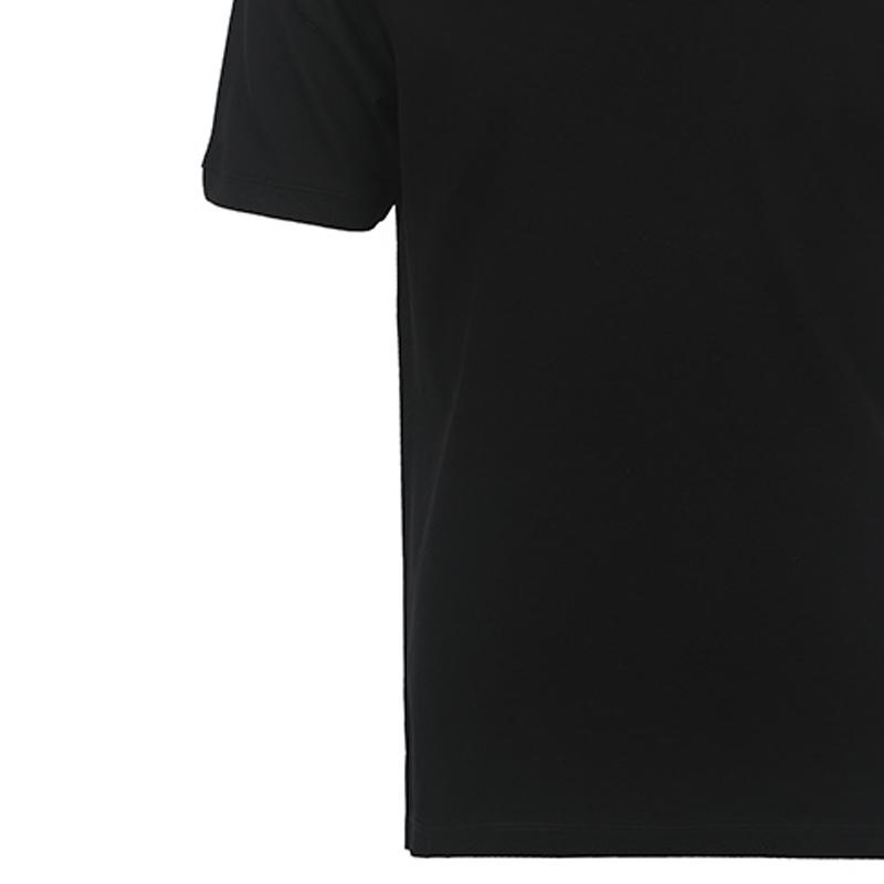 Emporio Armani SS23 Color Block Letter Logo Short Sleeve Polo Shirt Men tops Black 3R1FG41JTKZ0078