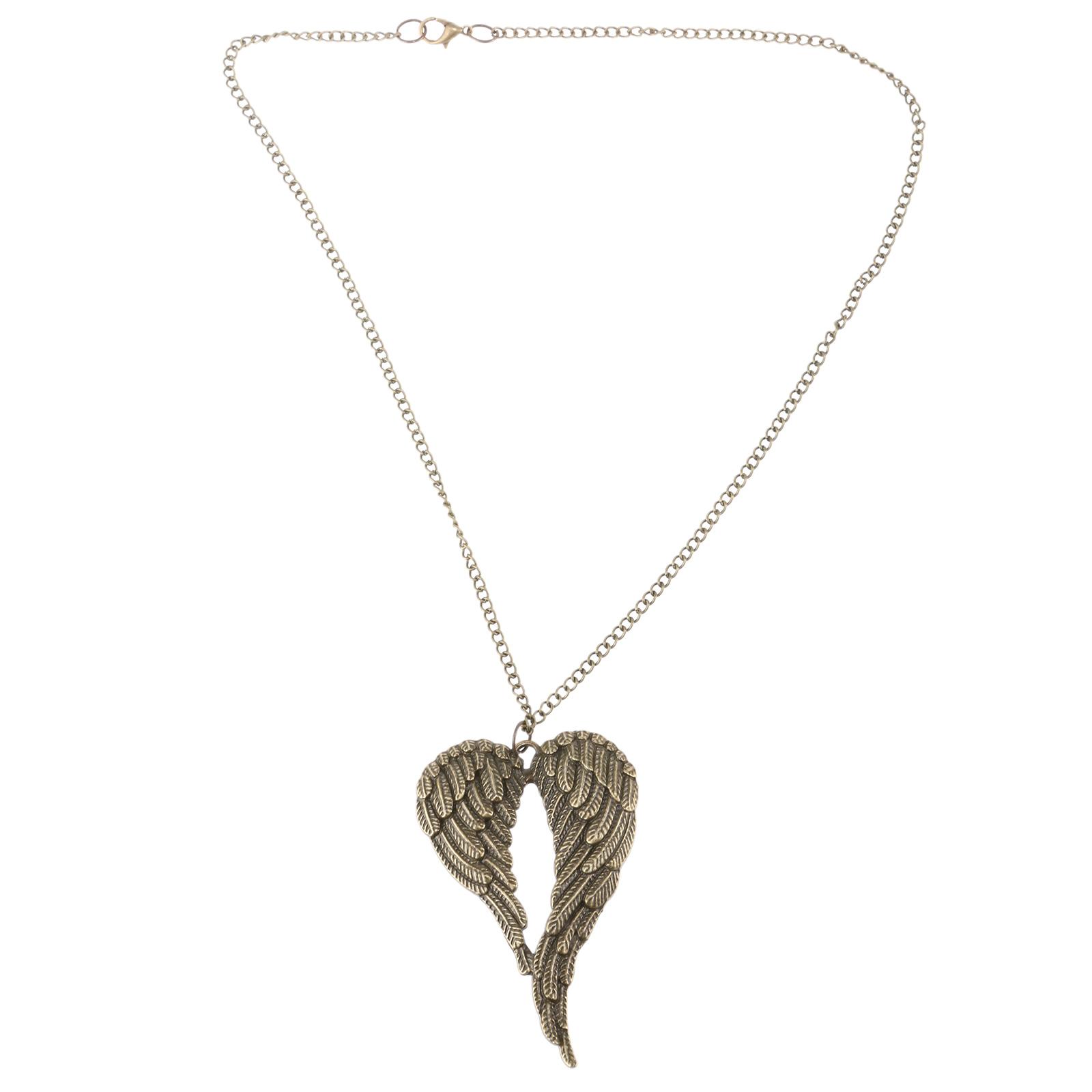 

Романтическое ожерелье-подвеска в форме сердца с крыльями и сверкающими стразами для модных женщин и девушек на каждый день T2