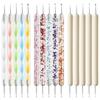 Dual-Ended Nail Art Dotting Pen & Wax Pencil Set - 5 Pieces