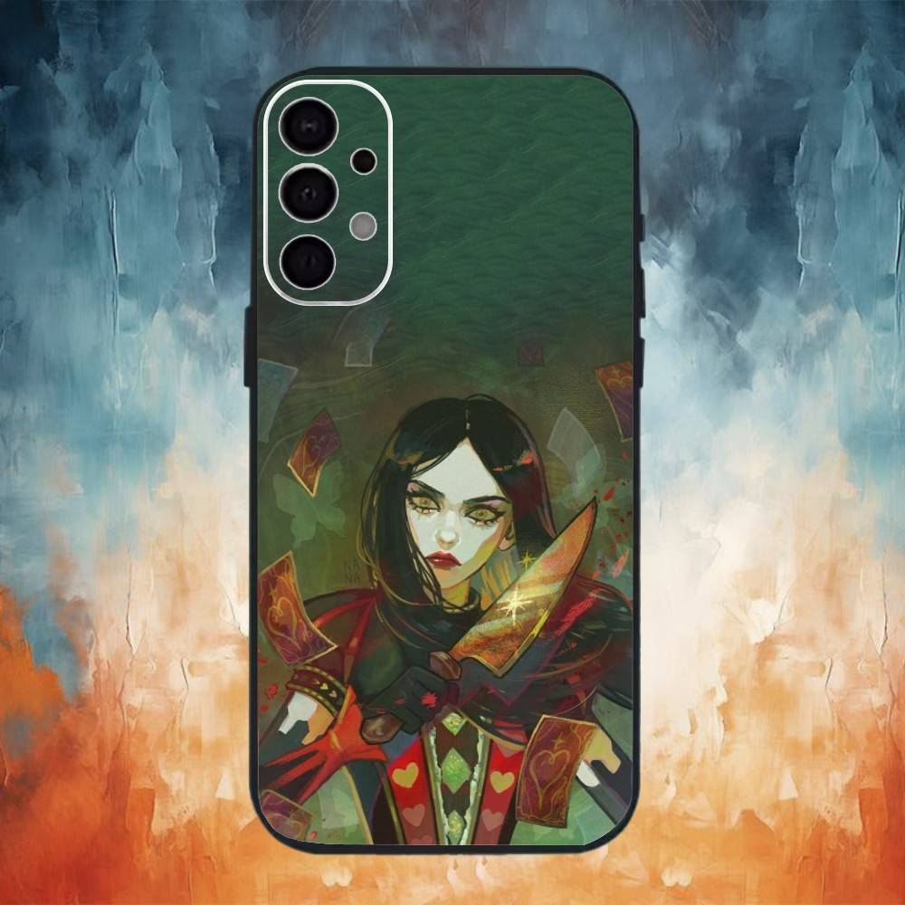 

A-Alice Madness R-Returns Phone Case For Samsung S25,S24,S21,S22,S23,S30,Ultra,S20,Plus,Fe,Note,10,9,5G Black Cover Samsung S24fe