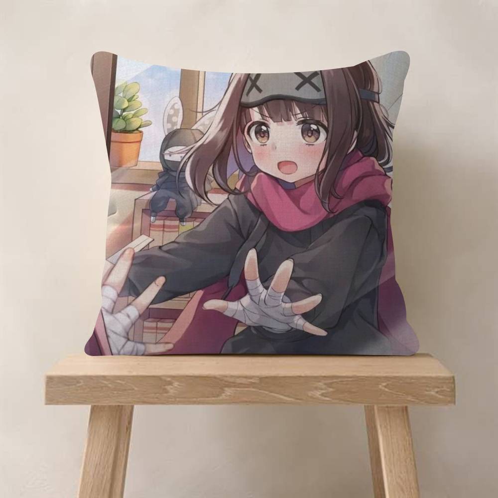Anime Menhera cute Chan  Cushion Cover Pillow Cover Decor Pillowcase Printed Cushion Case for Couch