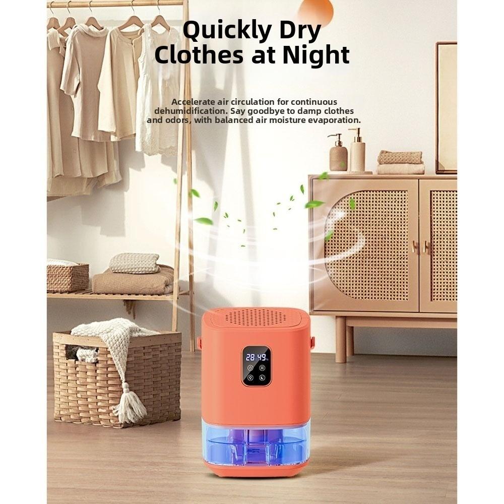 Moisture-Proof Small Dehumidifier Visible Water Tank Air Dehumidifier Office