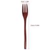 2Pcs Japanese Style Wind Wood Salad Mixing Forks Handmade Wooden Cooking Utensils Hotel Tableware Kitchen Cutlery