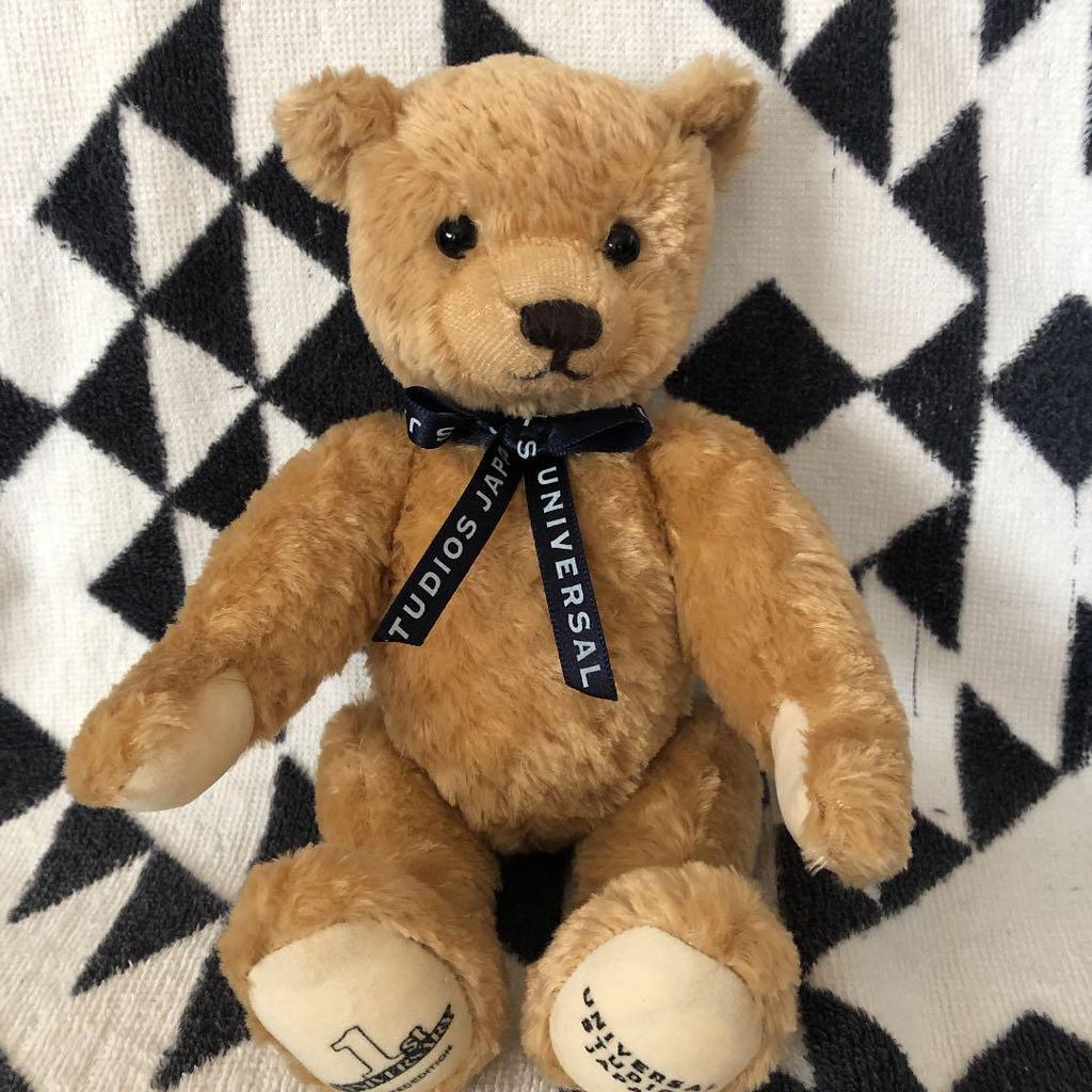 [USED] USJ JAPAN 1st Anniversary Teddy Bear