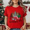Women's Shirt It’s The Most Wonderful Time of The Year T Shirts Gingerbread Christmas Tee Festive Holiday Shirt Cookie Lover Top