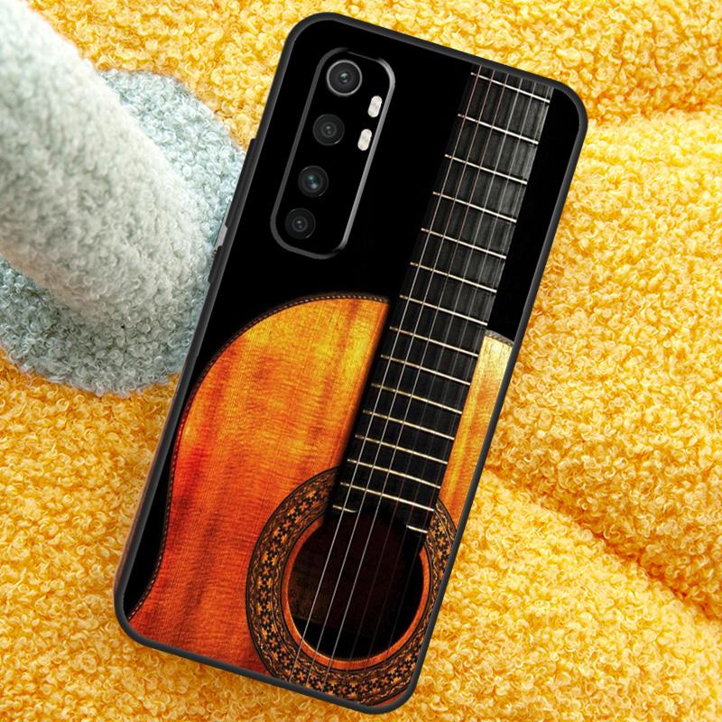 Classic Wood Guitar Case For Xiaomi 13T 14T 15T 14 15 Ultra 17 Pro Max Cover For POCO F8 F7 X7 Pro F5 F6 X5 X6