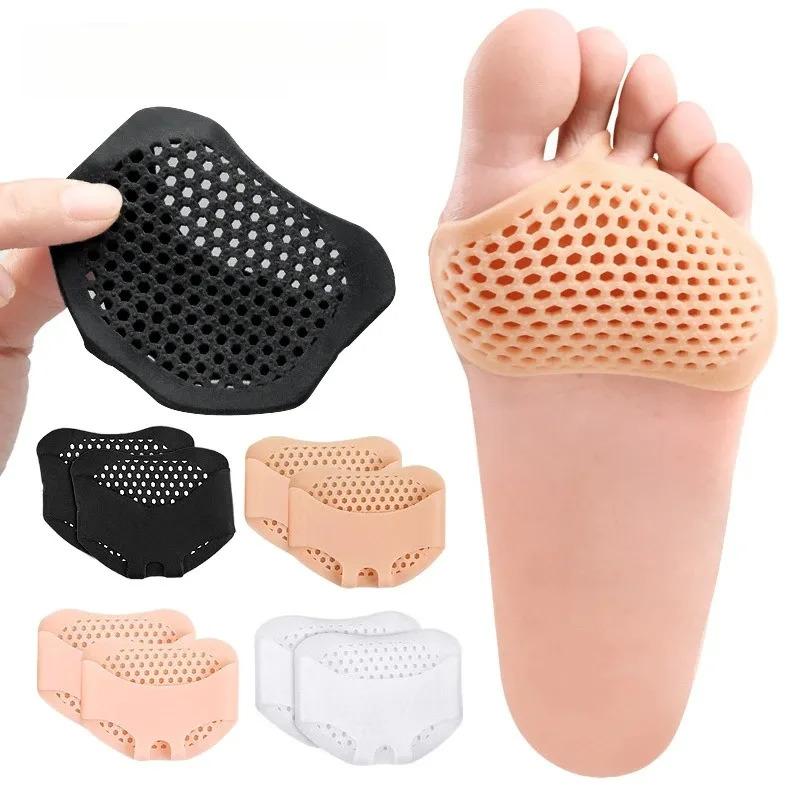 2-8Pcs Ilicone Metatarsal Pads Toe Separator Pain Relief Foot Pads Orthotics Foot Massage Insoles Forefoot Socks Foot Care Tool