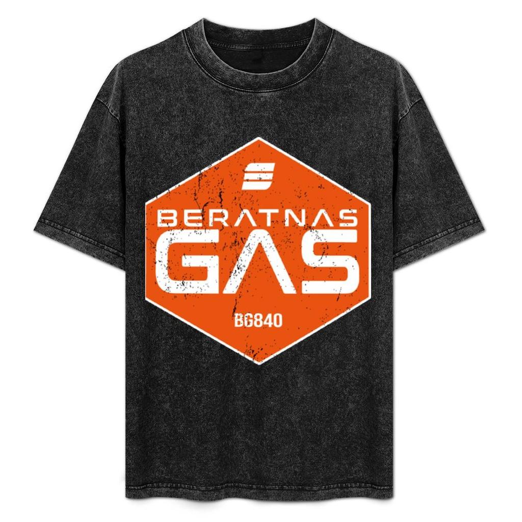 Beratnas Gas Logo Klassisches T-Shirt Urban Style Print T-Shirt