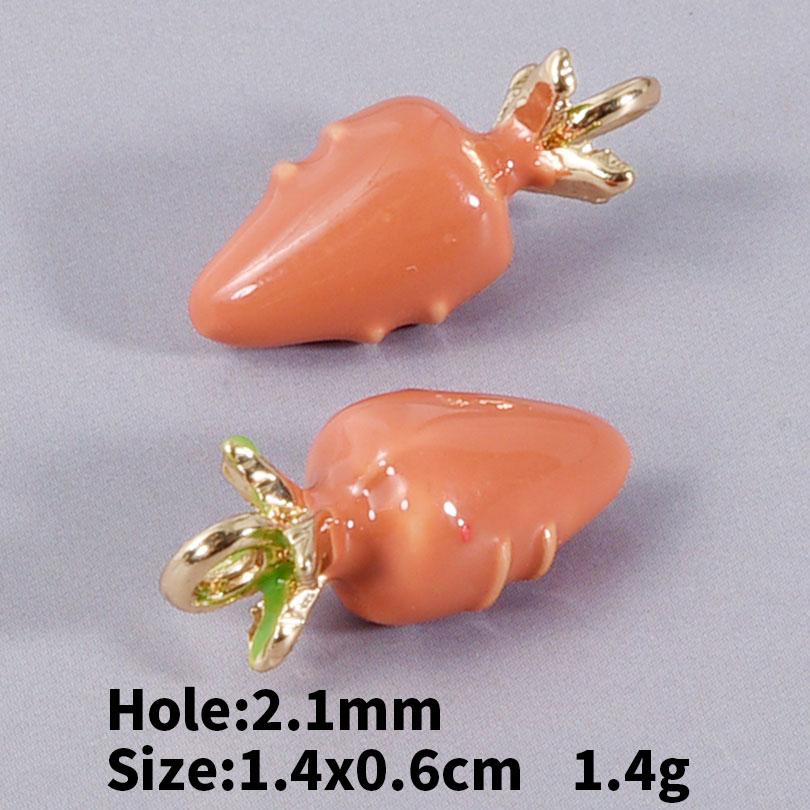 5/24pcs Cake Coffee Food Pendant Enamel Chilli/Strawberry/Cherry Charms For Jewelry Making Bulk DIY Bracelets Necklace Pendants