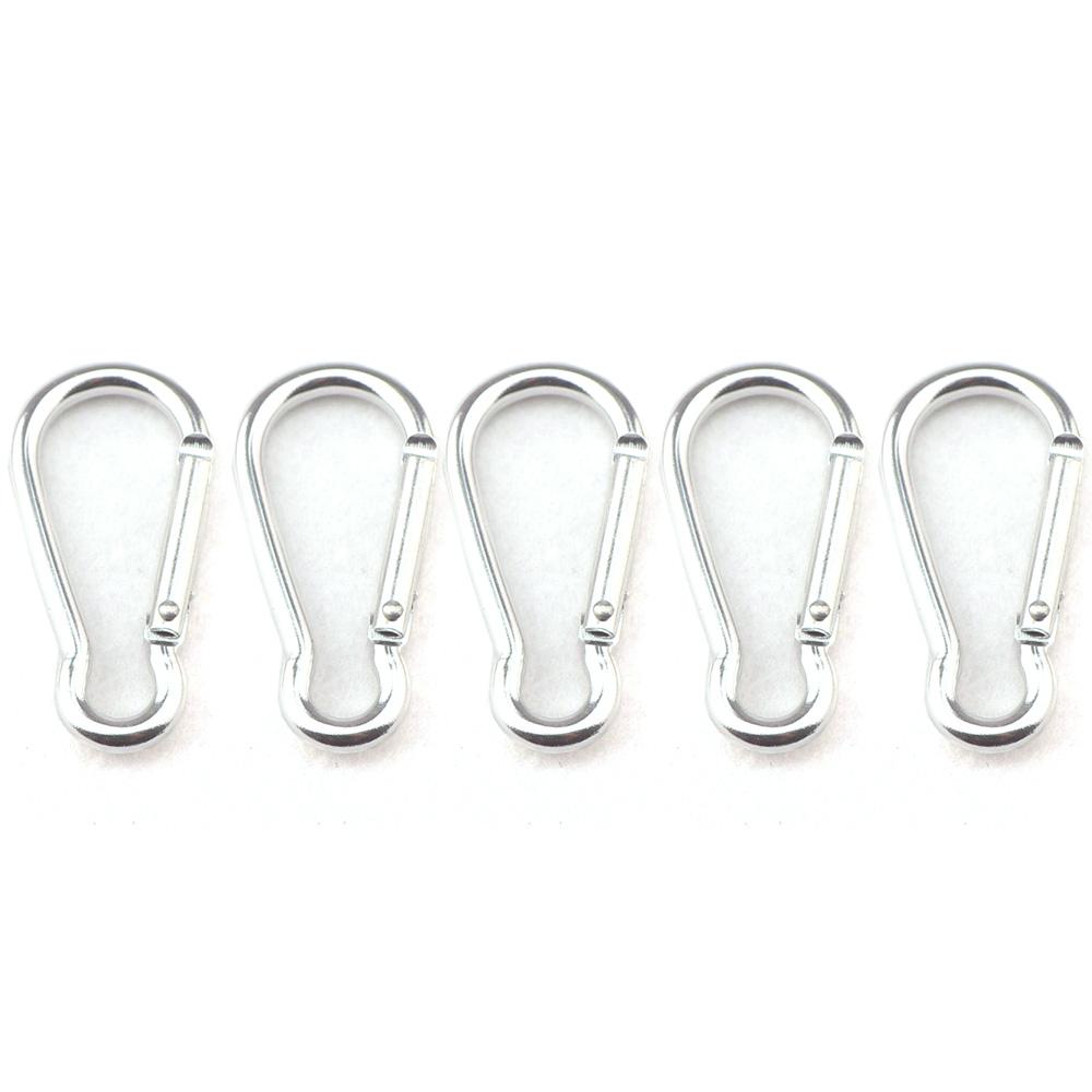 

5/10 шт. Алюминиевый сплав карабин пружинный зажим крюк подпружиненный крючок для чайника для кемпинга походов