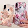 Clear Cover For Samsung A20s Case SM-A207F Cute Fashion Butterfly Funny Painted Casing For Samsung Galaxy A20s SM-A207M SM-A2070