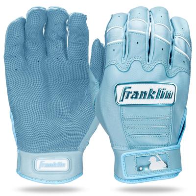 Franklin CFX PRO HI LITE Baseball Batting Size Sax Blue Gloves, M,