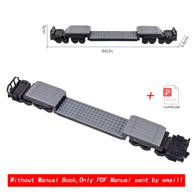 Moc City Creative Idea Train Base Wheel Carriage Building Blocks Bricks Assembled Diy Toys For Kids Christmas Gifts