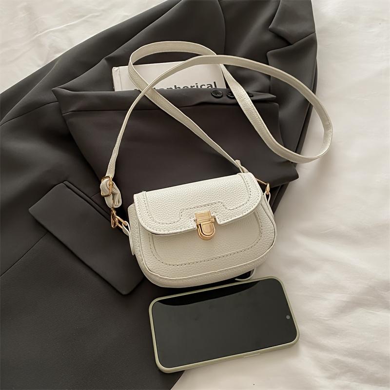 Retro Underarm Single Shoulder Bag Texture Korean Style Trendy Crossbody Small Square Bag
